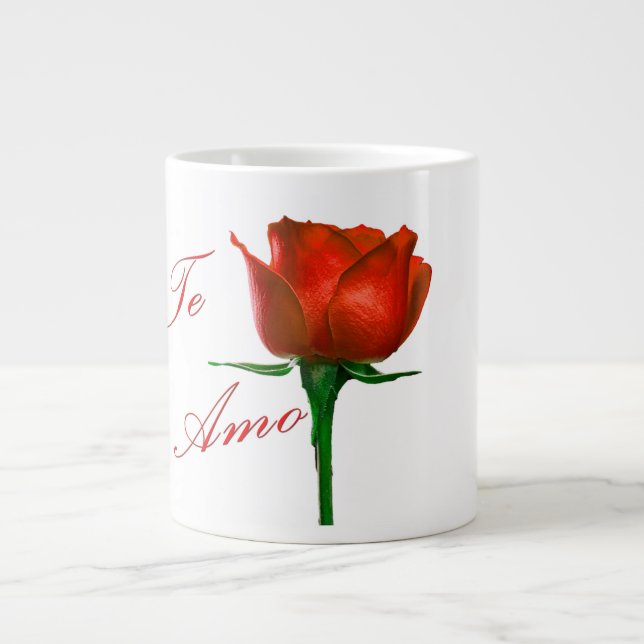 Die Amo Rose Kaffee Tasse (Vorderseite)