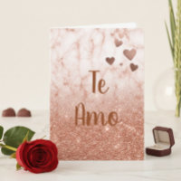 Die Amo Tarjeta Valentinstag Spanische Liebe