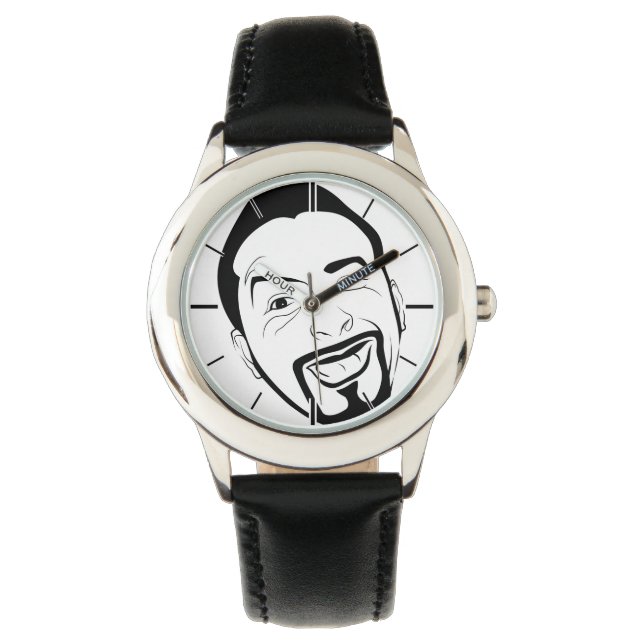 Die amüsierte Koksmann Armbanduhr (Vorderseite)