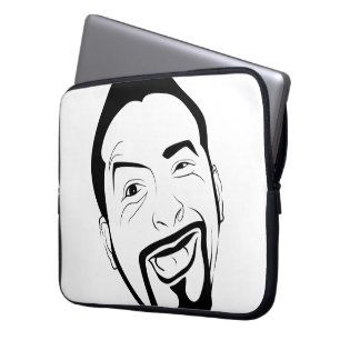 Die amüsierte Koksmann Laptopschutzhülle