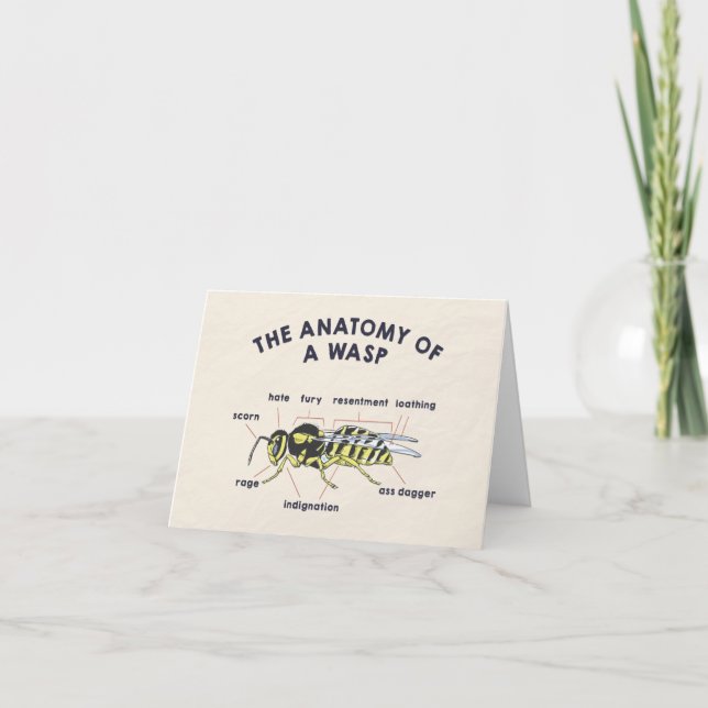 Die Anatomie eines Abfalls Karte (Vorderseite)