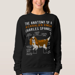 Die Anatomie eines Cavalier König Charles Spaniel Sweatshirt