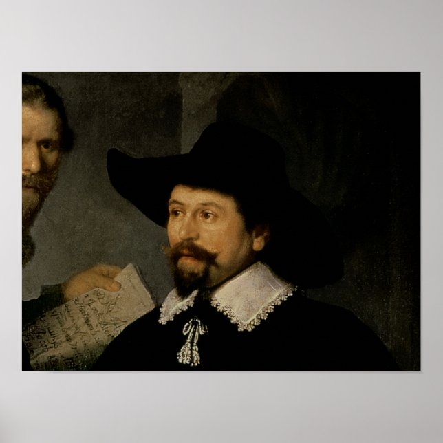Die Anatomie Lektion von Dr. Nicolaes Tulp, 1632 Poster (Vorne)