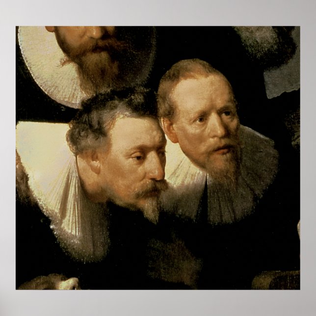 Die Anatomie Lektion von Dr. Nicolaes Tulp, 1632 Poster (Vorne)