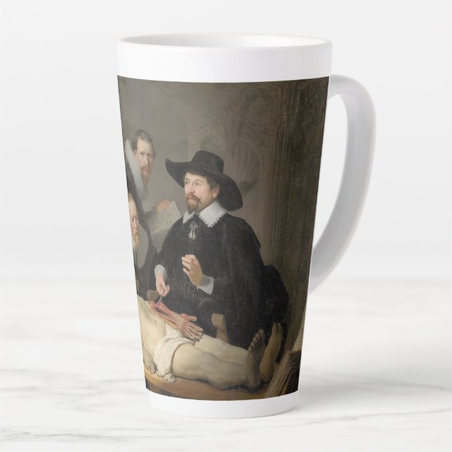 Die anatomische Lektion von Dr. Nicolaes Tulp Milchtasse (Rechte Ecke)