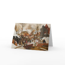 DIE ANBETUNG DER HEILIGEN DREI KÖNIGE GESCHENKKART