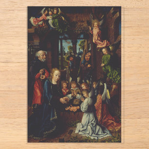 Die Anbetung des Christuskindes Acryleinladungen