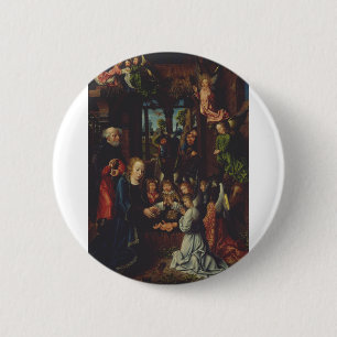 Die Anbetung des Christuskindes Button