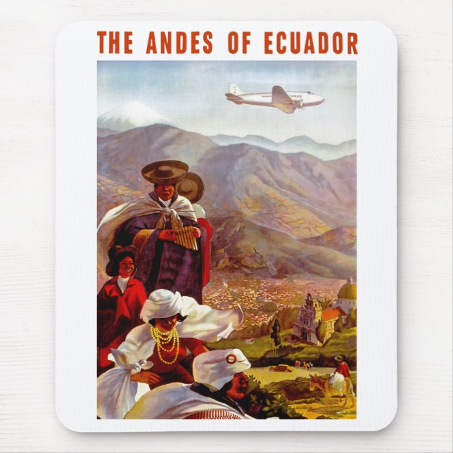 Die Anden von Ecuador Mousepad (Vorne)