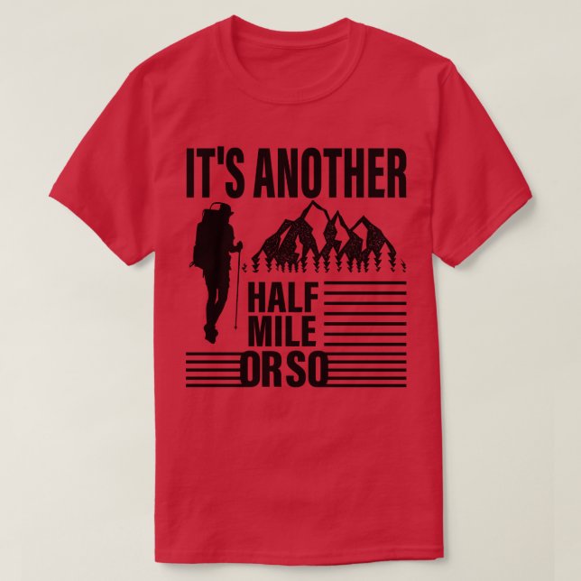 Die andere Hälfte Wanderfreunde T-Shirt (Design vorne)