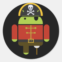 Die Android Pirate Stickers