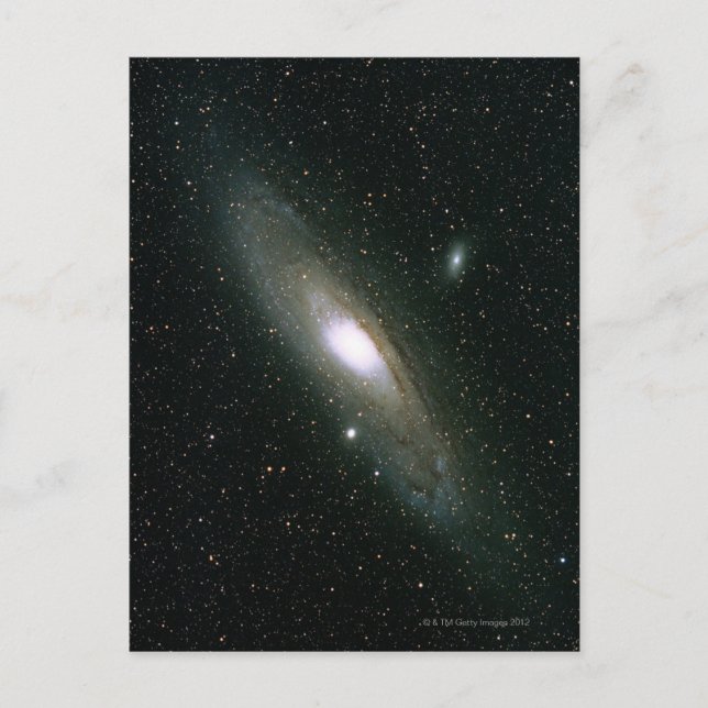 Die Andromeda-Galaxie Postkarte (Vorderseite)