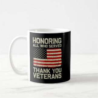 Die Anerkennung aller, die Ihnen bedient Veteranen Kaffeetasse