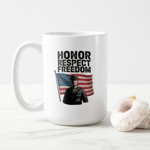 Die Anerkennung des Veteran Day Patriotic Design Kaffeetasse