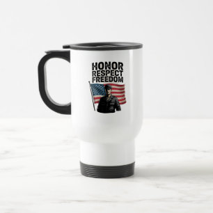 Die Anerkennung des Veteran Day Patriotic Design Reisebecher