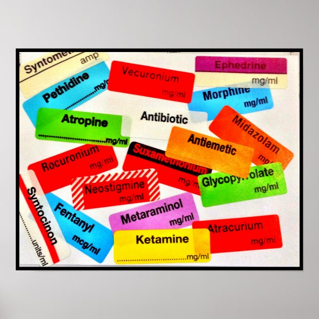DIE ANESTHETISCHE POSTER (Vorne)