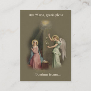 Die angelus-Gebets-Ankündigung der Engels-heilige Visitenkarte
