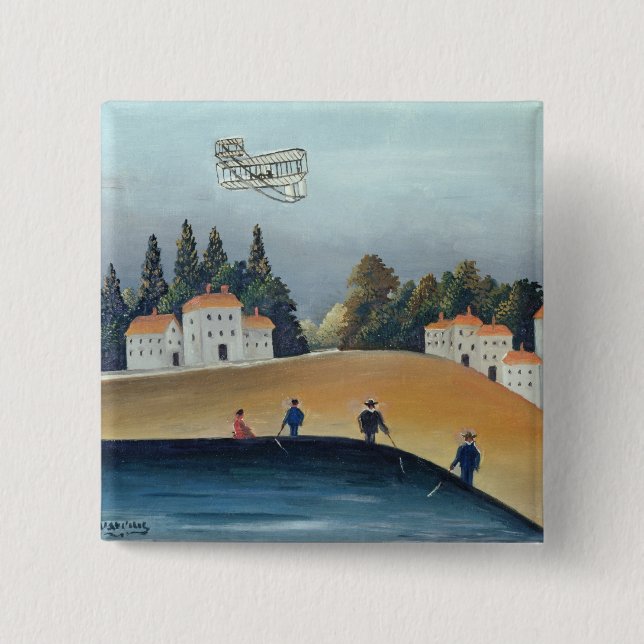 Die Angler, c.1908-09 (Öl auf Leinwand) Button (Vorderseite)