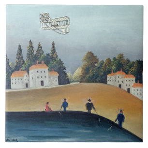 Die Angler, c.1908-09 (Öl auf Leinwand) Fliese