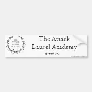 Die Angriffs-Lorbeer-Akademie Autoaufkleber