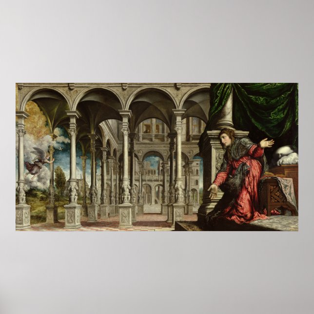 Die Ankündigung, 1545-50 Poster (Vorne)