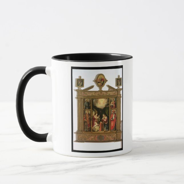 Die Ankündigung, 1581 Tasse (Links)