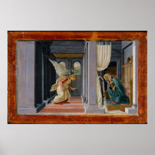 Die Ankündigung, circa 1485 Poster