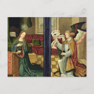 Die Ankündigung der Kölner Schule Postkarte