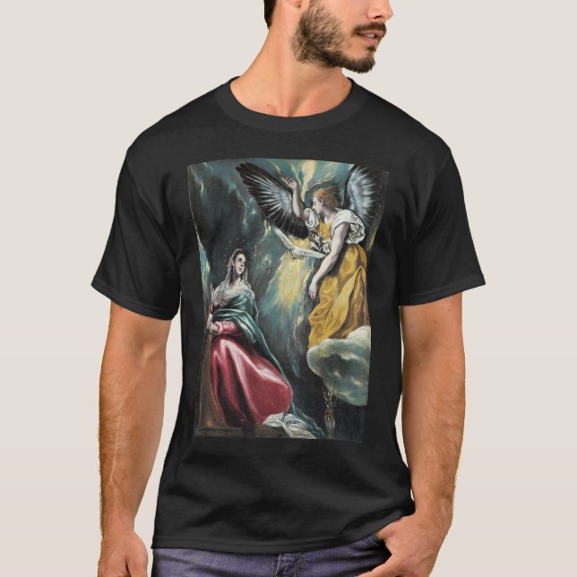 Die Ankündigung durch El Greco T-Shirt (Vorderseite)