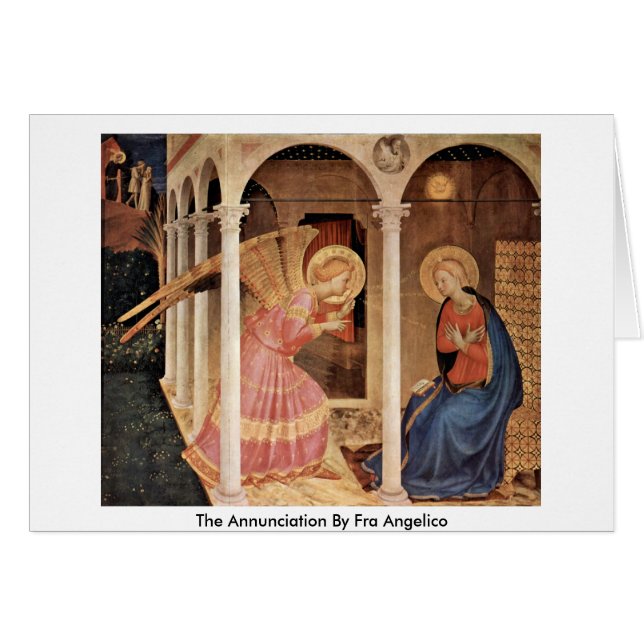 Die Ankündigung durch Fra Angelico (Vorderseite (Horizontal))