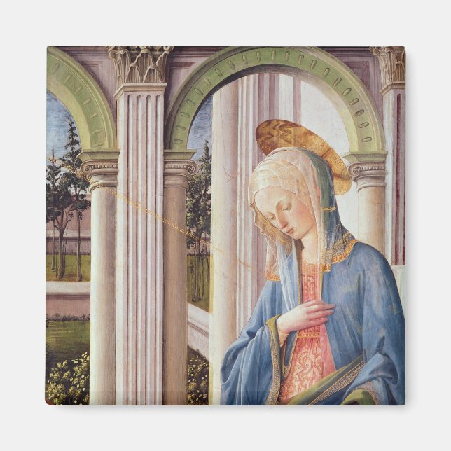 Die Ankündigung, Einzelheiten der Jungfrau Mary Magnet (Vorne)
