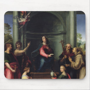 Die Ankündigung mit Heiligen, 1515 Mousepad