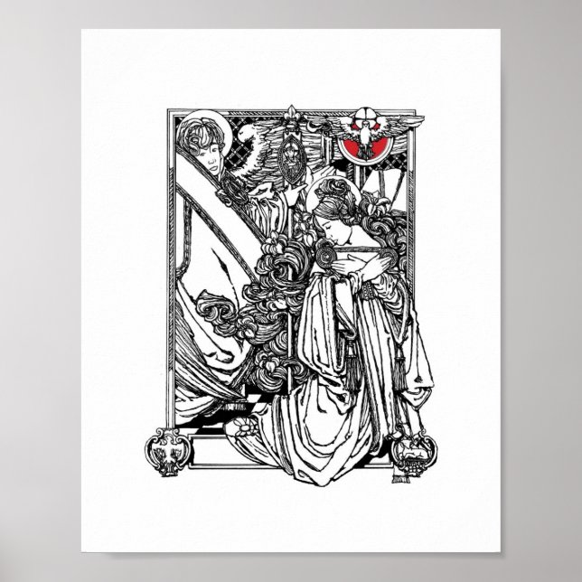 Die Ankündigung Poster (Vorne)