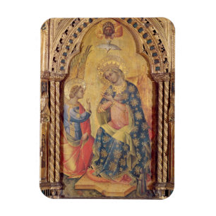 Die Ankündigung (Teil polyptych) (Öl auf Platte Magnet