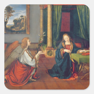 Die Ankündigung von 1506 Quadratischer Aufkleber