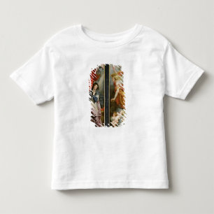 Die Ankündigung, von der Rückseite von Kleinkind T-shirt