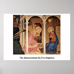 Die Ankündigung von Fra Angelico Poster