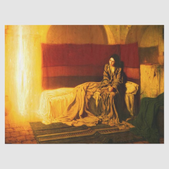 Die Ankündigung von Henry Ossawa Tanner Seidenpapier (Vorderseite)