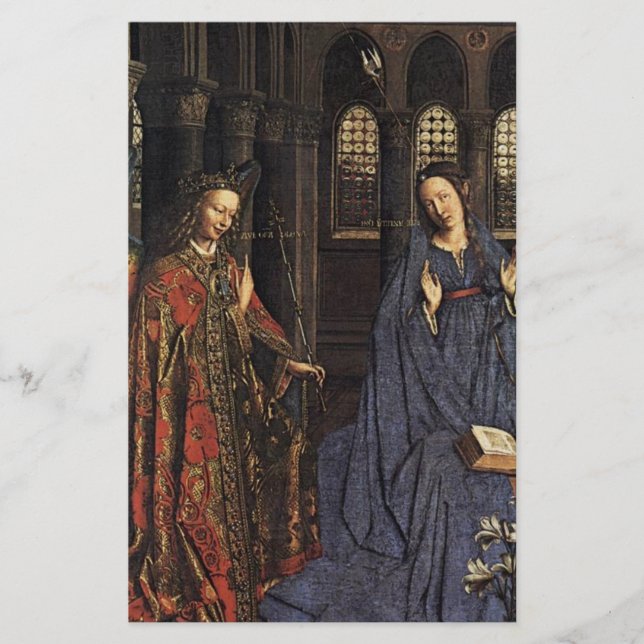 Die Ankündigung von Jan van Eyck (Vorderseite)