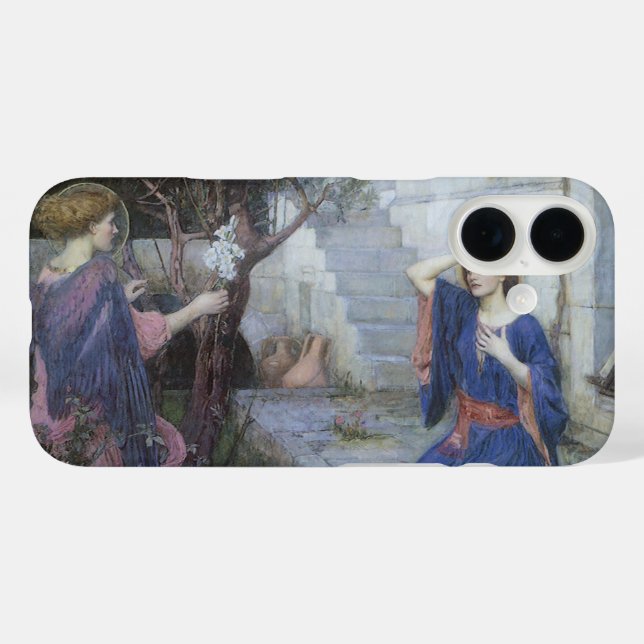 Die Ankündigung von John William Waterhouse iPhone 16 Hülle (Rückseite (Horizontal))
