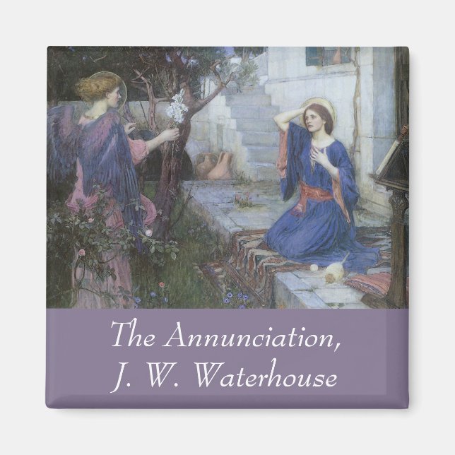Die Ankündigung von John William Waterhouse Magnet (Vorne)