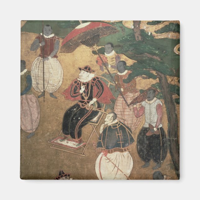Die Ankunft der Portugiesen in Japan Magnet (Vorne)