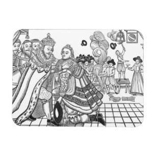 Die Ankunft der Seine Majestät Charles (1600-49) Magnet