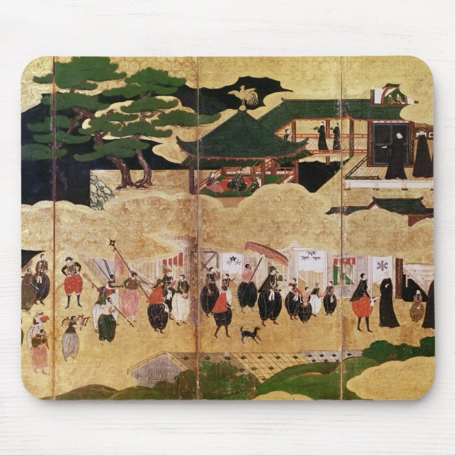 Die Ankunft des Portugiesen in Japan 3 Mousepad (Vorne)