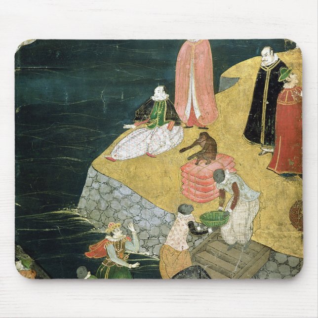 Die Ankunft des Portugiesen in Japan Mousepad (Vorne)