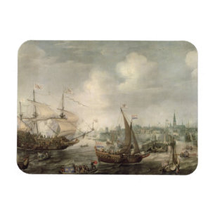 Die Ankunft von Fredrick V bei Vlissingen im Jahre Magnet