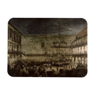 Die Ankunft von Prinzessin Amelia von Sachsen, in Magnet