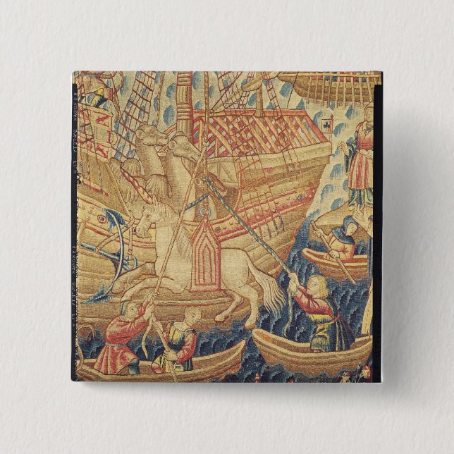 Die Ankunft von Vasco de Gama in Calicut Button (Vorderseite)