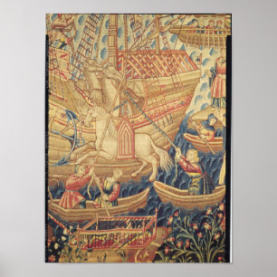 Die Ankunft von Vasco de Gama in Calicut Poster