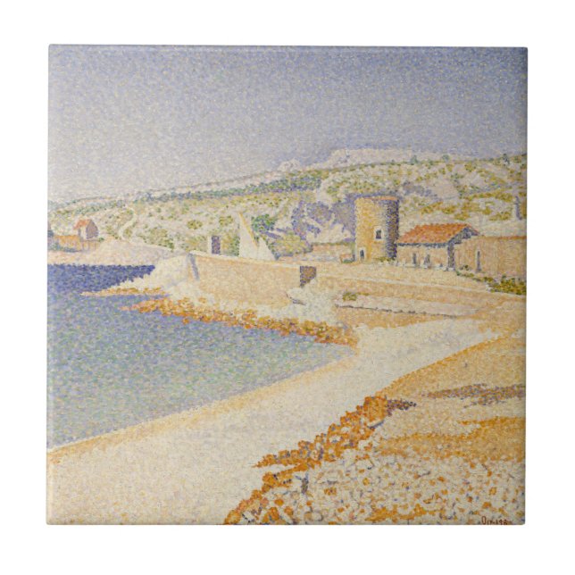 Die Anlegestelle bei Cassis Fliese (Vorderseite)